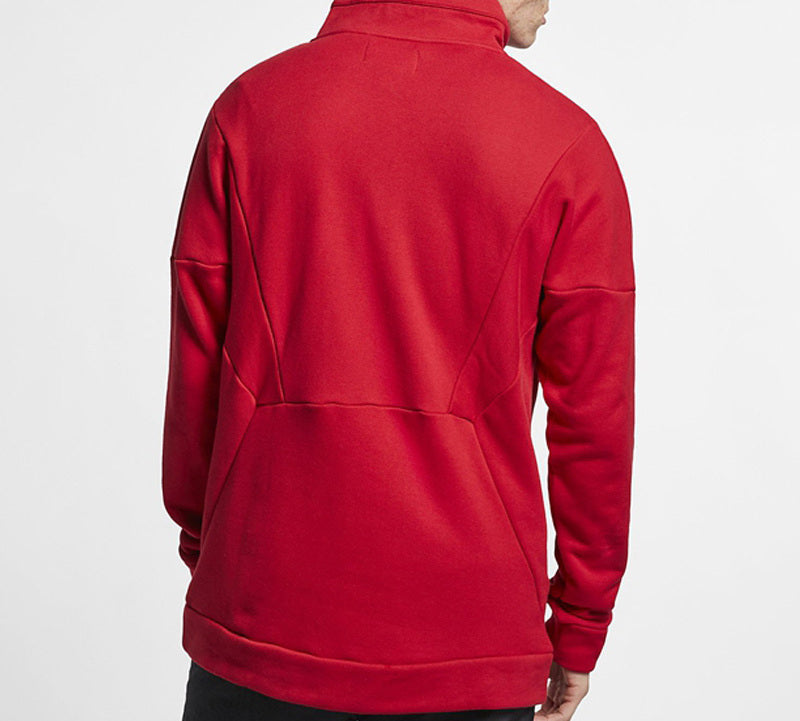 Air Jordan Half Zipper Athleisure Casual Sports Red AV2293-687