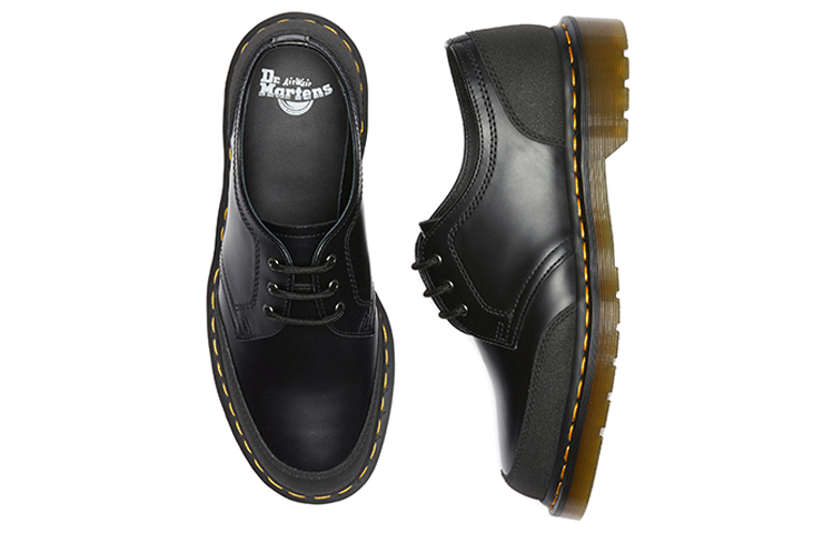 Dr. Martens 1461 Guard Panel Leather Shoes 'Black' 27465001