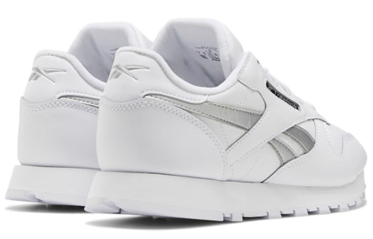 (WMNS) Reebok Classic Leather 'White Silver Metallic' EF3267