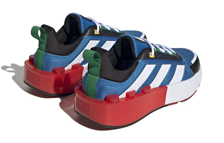 (GS) adidas Tech Runner x LEGO 'Shock Blue Red' HP5884