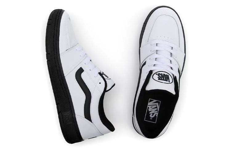 Vans Leather Fairlane Sneakers Black/White VN0A5KR4NJV