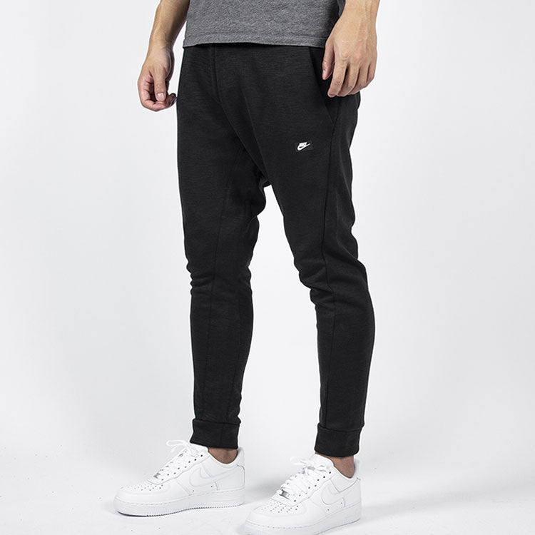 Men's Nike Logo Label Knit Sports Pants/Trousers/Joggers Black 928494-011