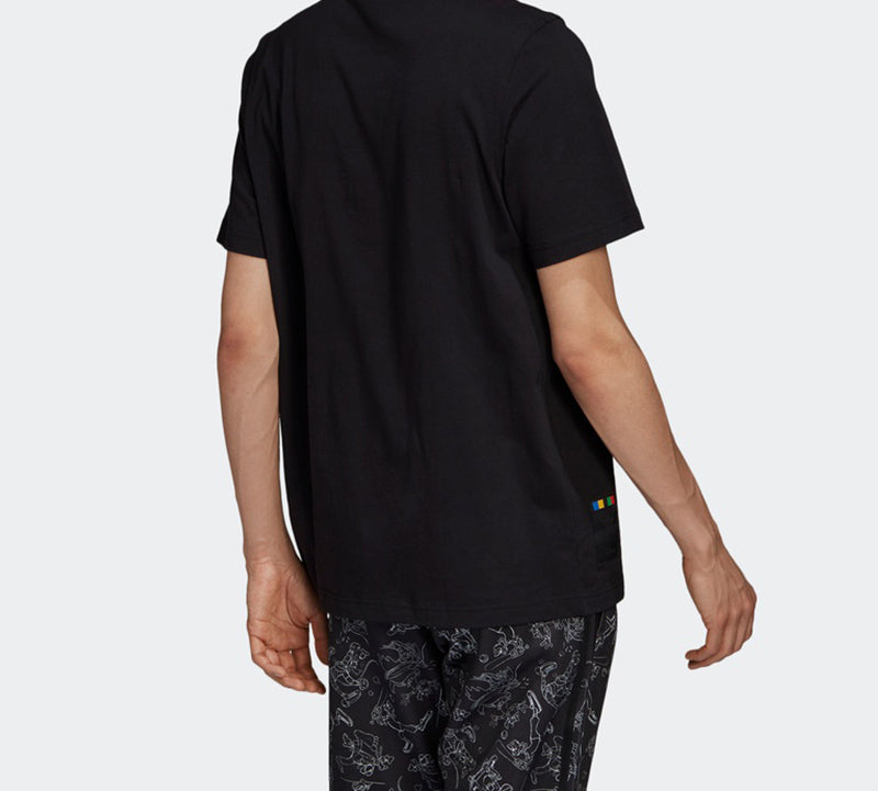 adidas x Disney Goofy Crossover Logo Short Sleeve Black GD6024