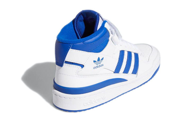 (GS) adidas originals Forum Mid 'White Blue' FZ2085