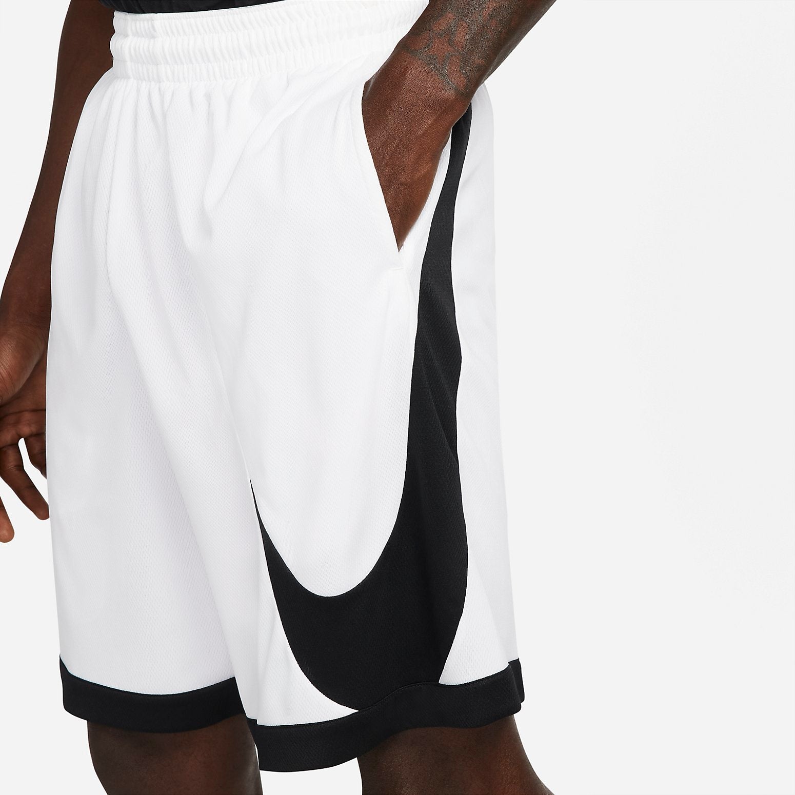 Nike Dri-FIT Basketball Shorts 'White Black' DH6763-100