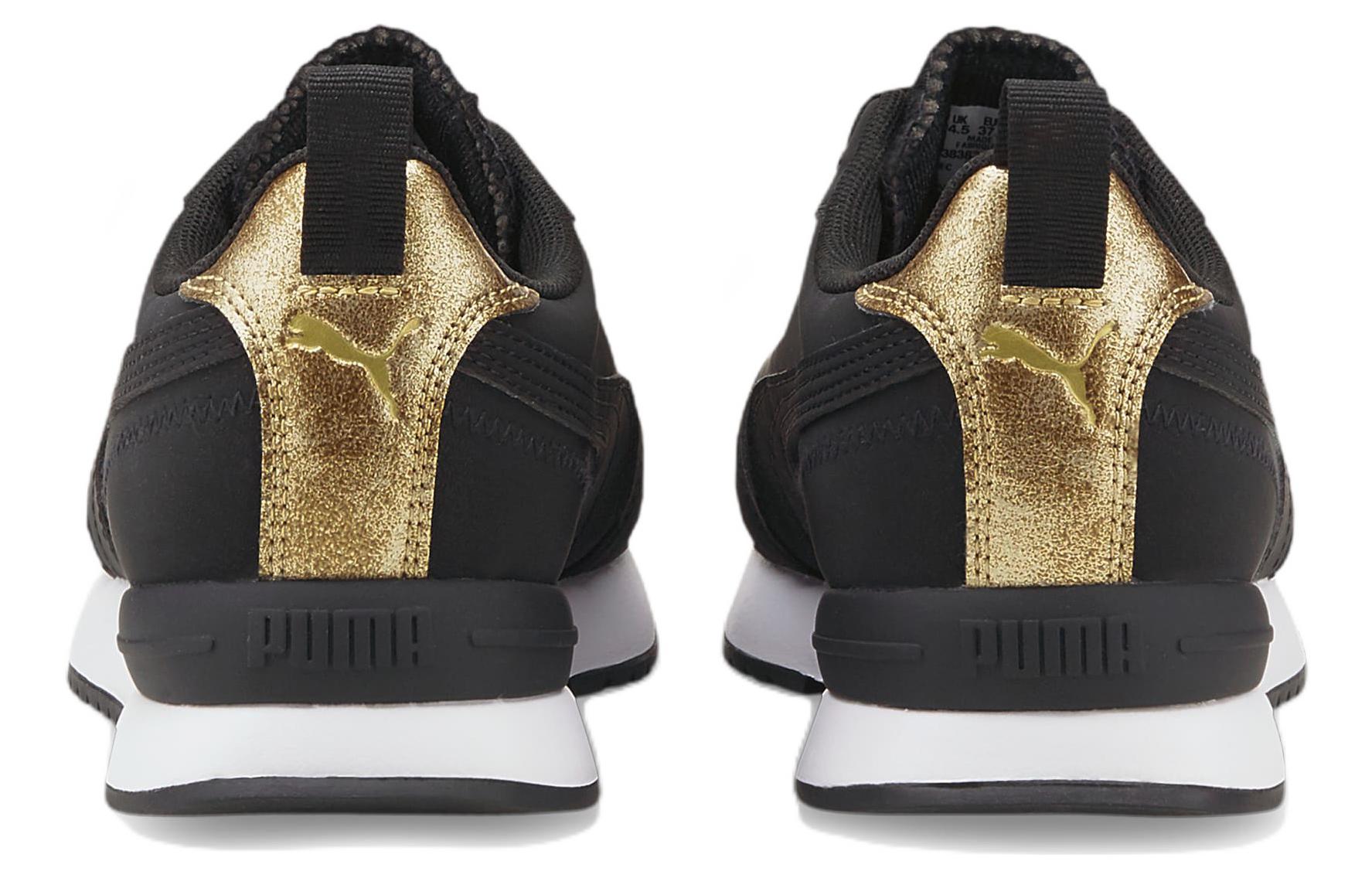 (WMNS) PUMA R78 Raw Metallics 'Black' 383833-02