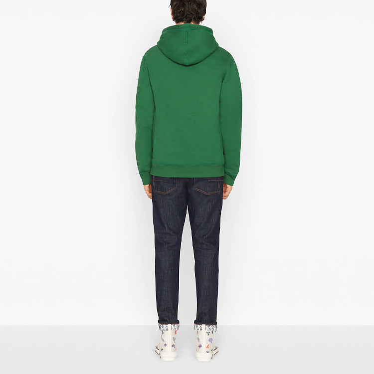 Men's DIOR x KENNY FW21 Crossover Loose Green 193J688A0531-C679