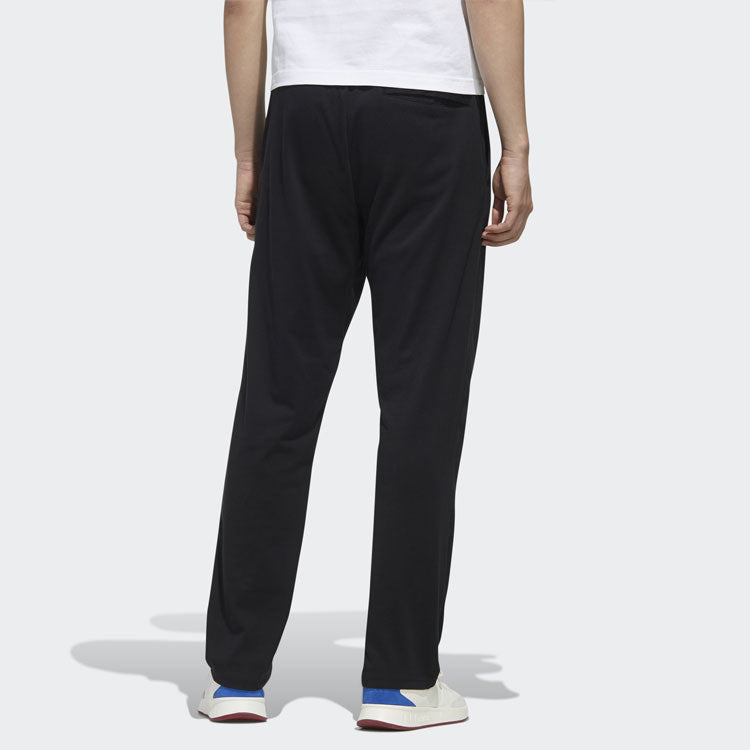 adidas neo M Esntl Lw Tp Logo Printed Slim-fit Sweatpants Black FP7435