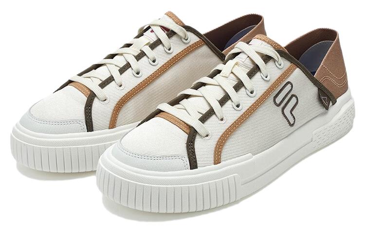 FILA FUSION Wallride Dx Skate Shoes 'White Brown' T12M322101FAD
