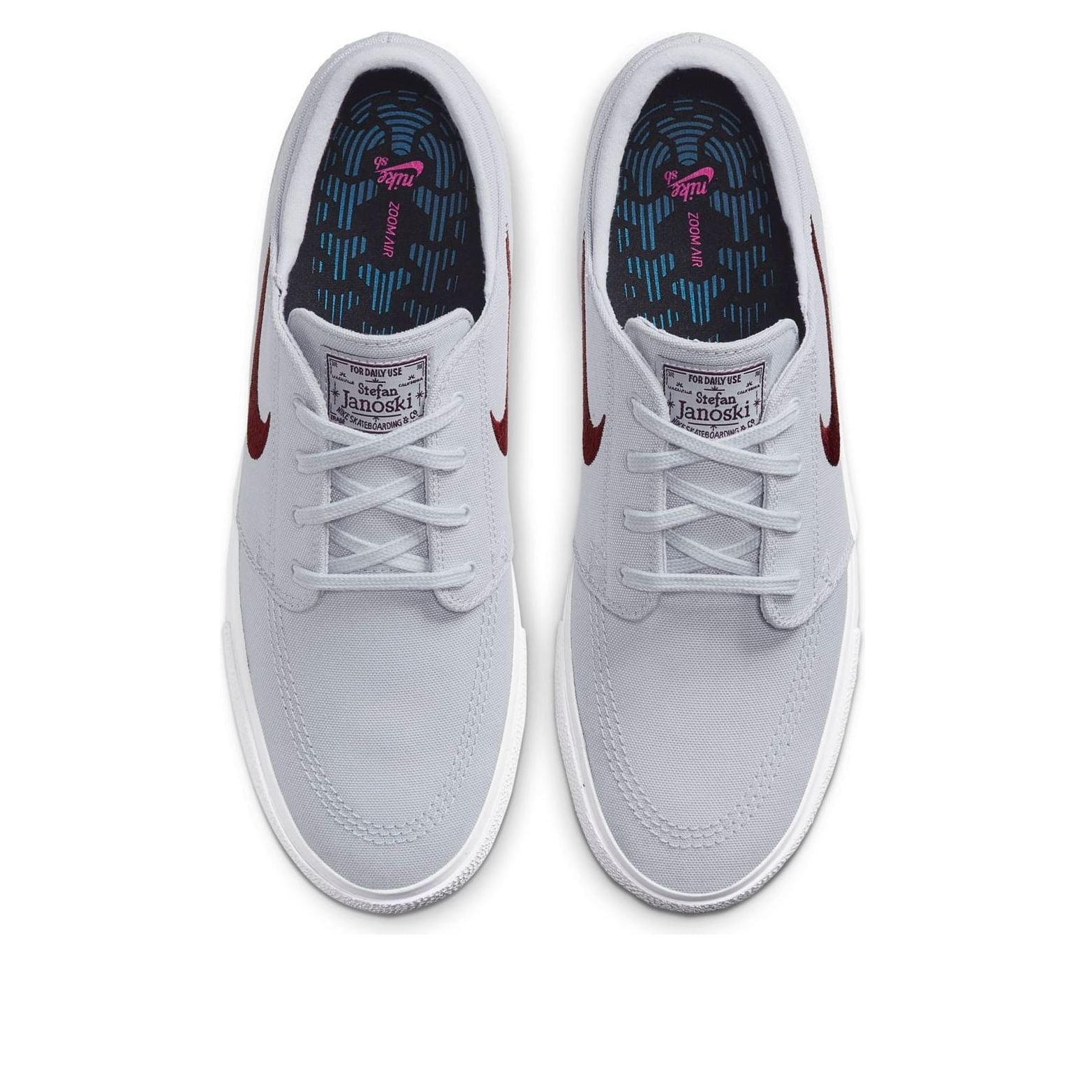 Nike Zoom Stefan Janoski Canvas RM SB 'Sky Grey Night Maroon' AR7718-009