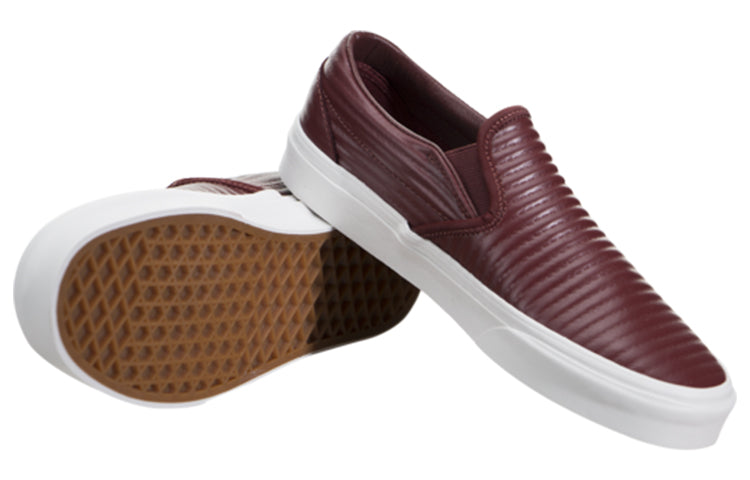 Vans Classic Slip-On Leather Red VN0A38F7OGI