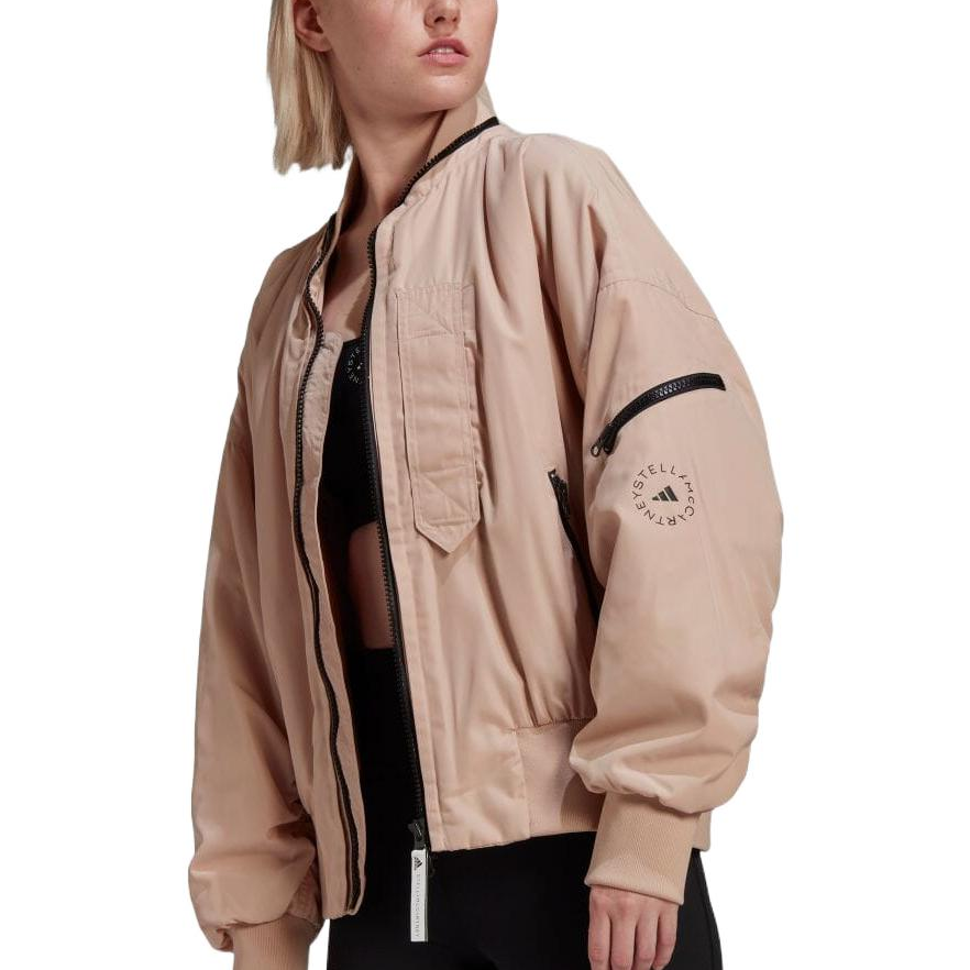 (WMNS) adidas by Stella McCartney Woven Bomber Jacket Asia Sizing 'Brown' HA6024