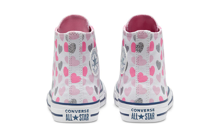 (GS) Converse Chuch Taylor All Star Hi Pink/White 668019C