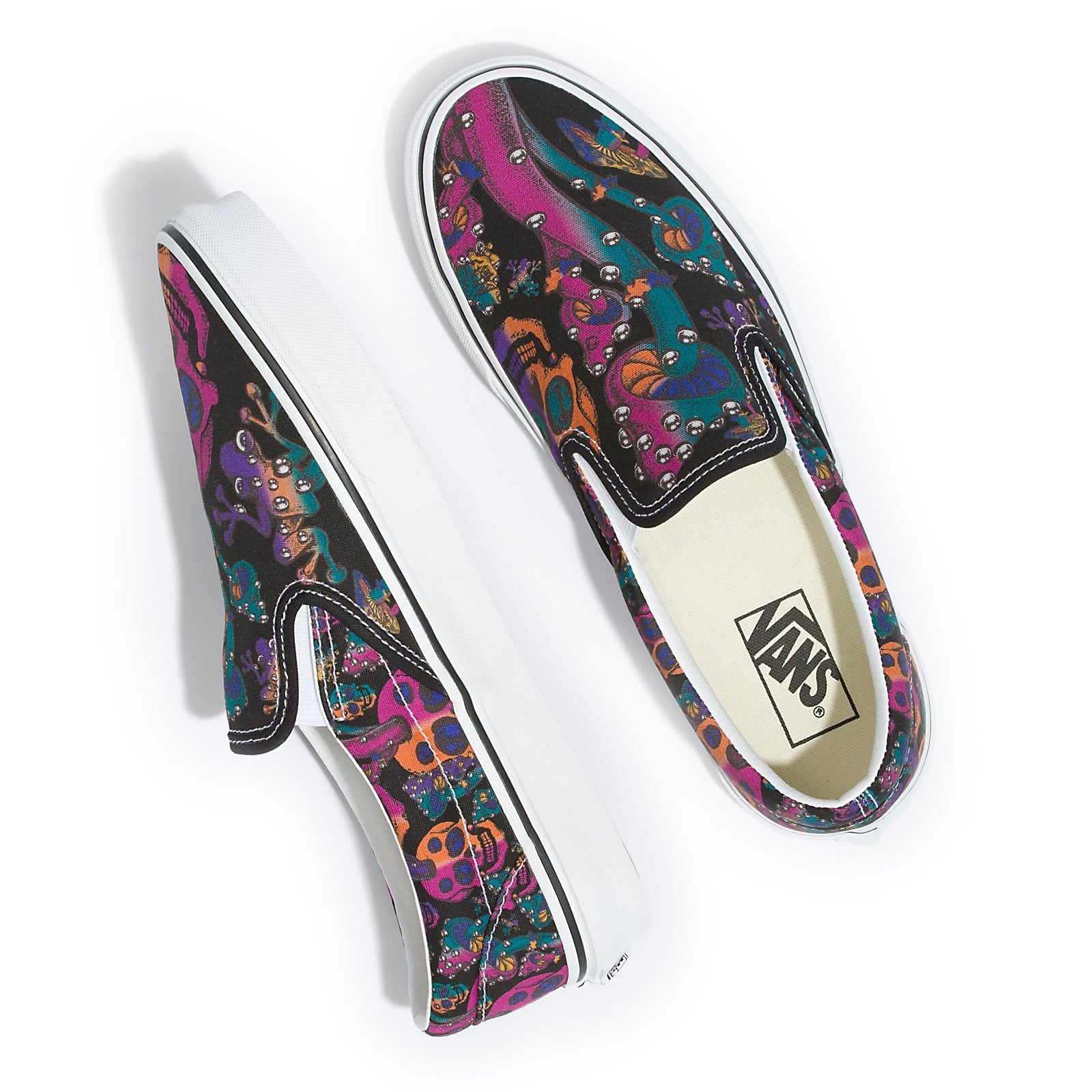 Vans Classic Slip-On 'Black Purple Orange' VN0A7Q5D0ZB