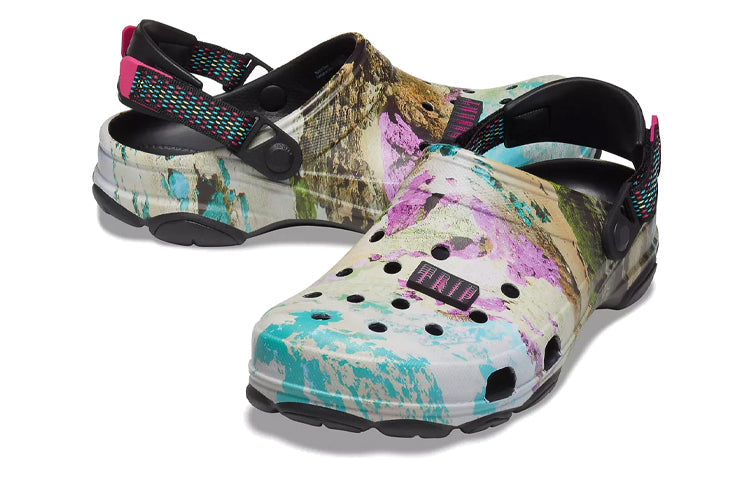 Crocs Classic All-Terrain Clog Desert Pattern Stylish Casual Unisex Multi-Color Sandals 207340-90H