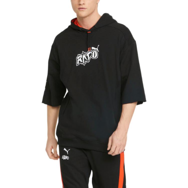 PUMA Rkdo Short Sleeve Hoodie 'Black' 533981-01