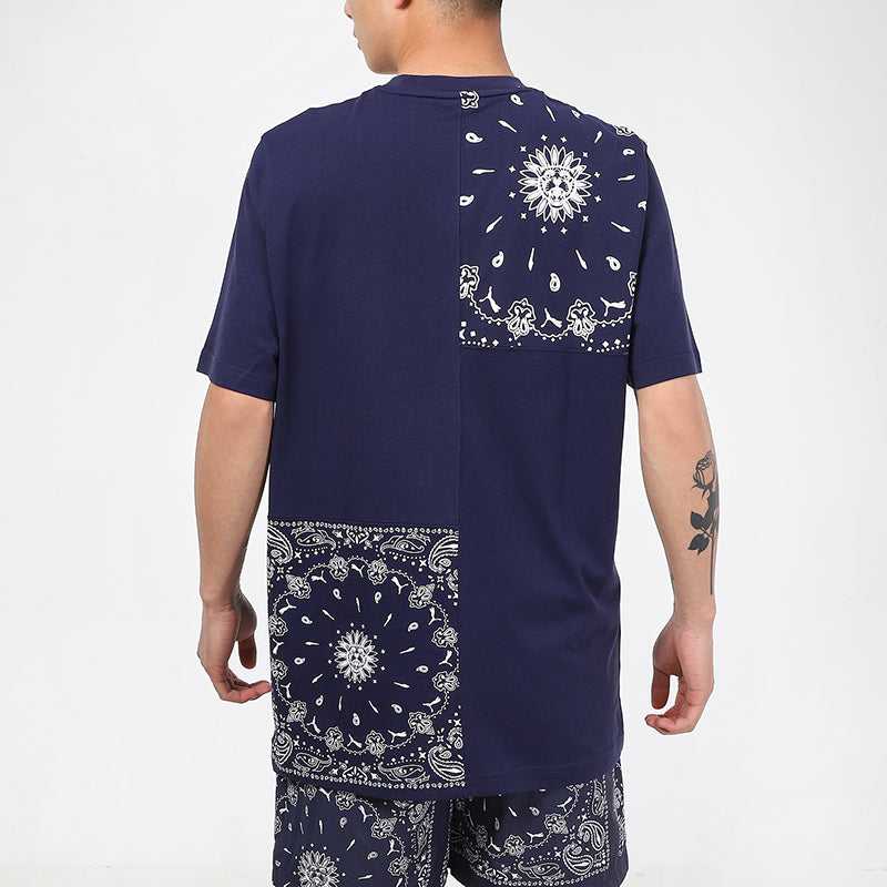 PUMA Ob Patchwork T-Shirt 'Navy' 532656-06