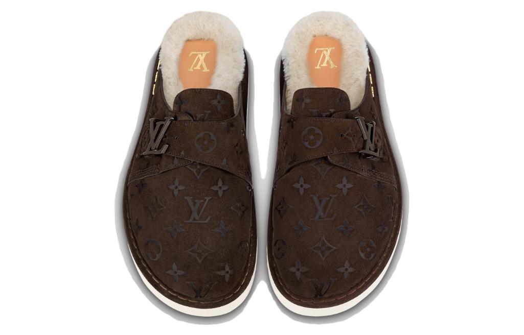 (WMNS) LOUIS VUITTON LV Easy Mules 'Brown Monogram' 1AAQVE