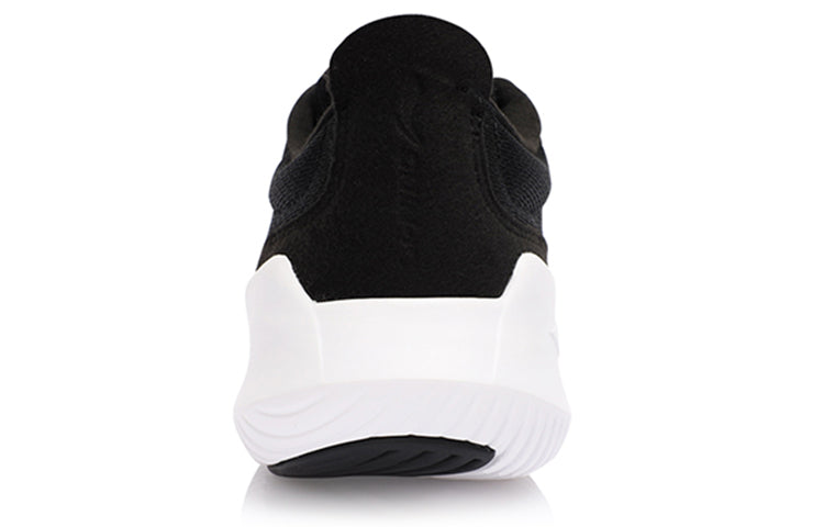 (WMNS) Li-Ning Running Shoes 'Black White' AGLS134-1