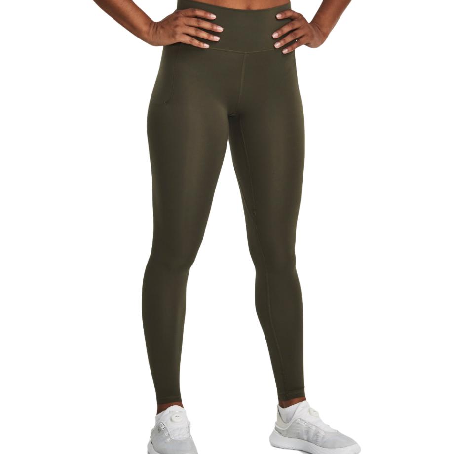 (WMNS) Under Armour Meridian Leggings 'Olive Green' 1382522-390