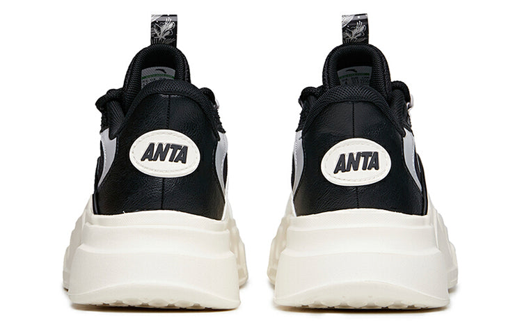 (WMNS) ANTA Life Series Sneakers 'Black' 122138887-6