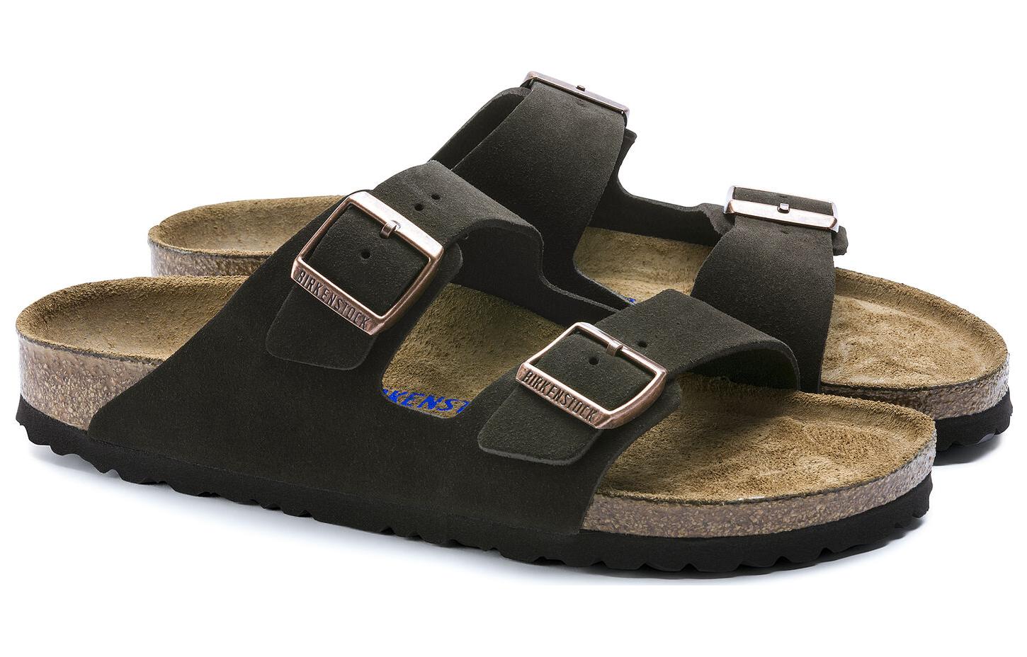 Birkenstock Arizona Soft Footbed Suede Leather 'Mocha' 0951311