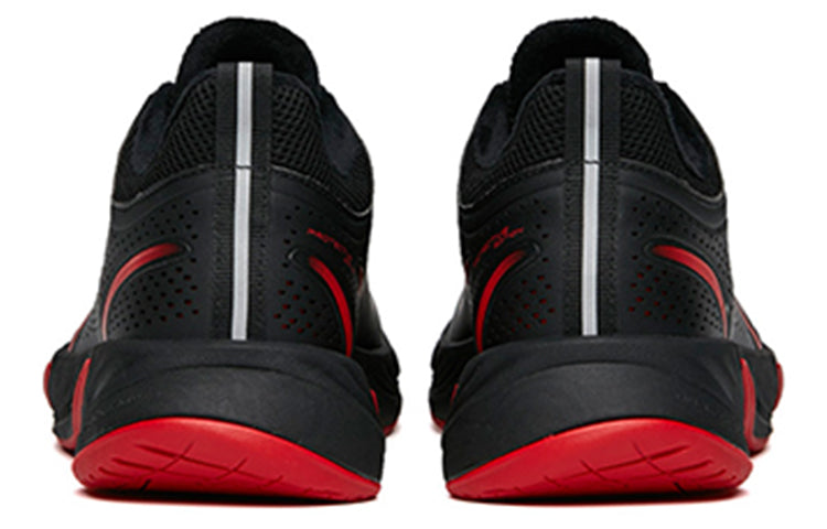 ANTA Running Series Sneakers Fleeced 'Black Red' 112145523-10