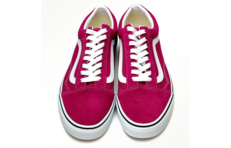 Vans Old Skool Retro Low Tops Casual Skateboarding Shoes Rose Red VN0A4U3B2NE