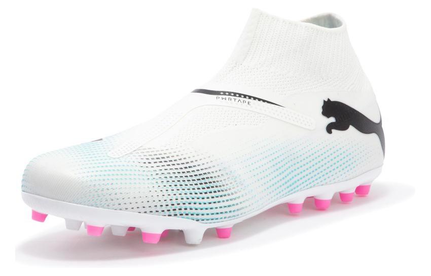 PUMA Future 7 Match + Ll MG Football Shoes 'White Blue' 107712-01