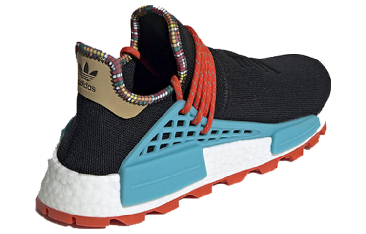 adidas x Pharrell NMD Hu Inspiration Pack 'Black Clear Blue College Orange' EE7582