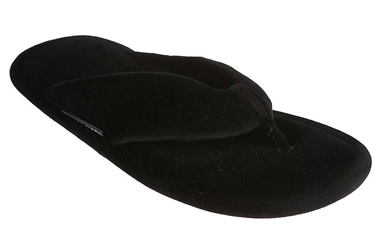Balenciaga Soft Thong Slides 'Black Velvet' 644738W29Z01000