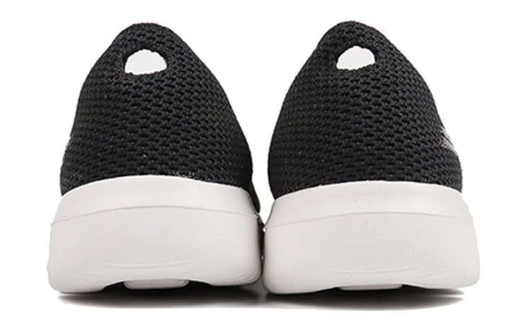 (WMNS) Skechers Slip-On Shoes 'Black White' 15755-BKW