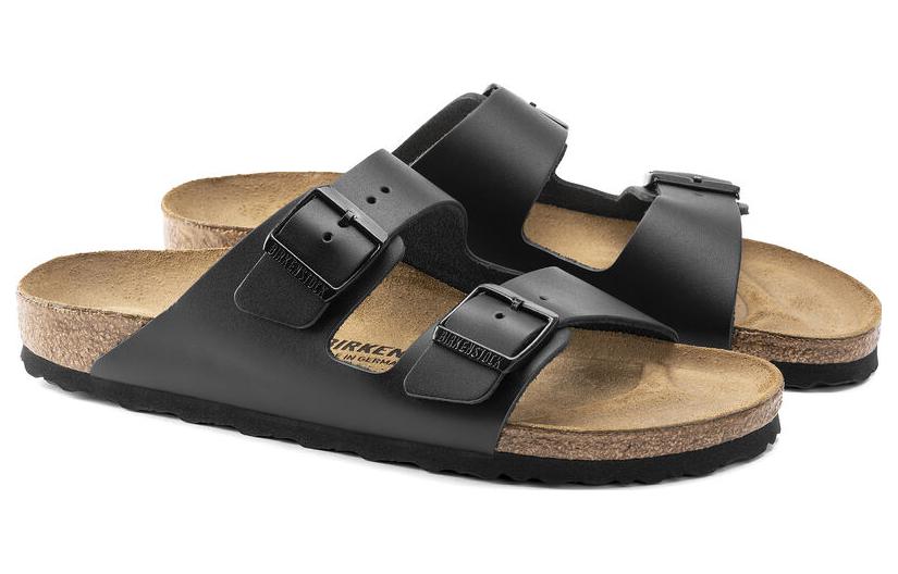 Birkenstock Arizona Birko Flor Narrow Fit Sandals 'Black' 0051193