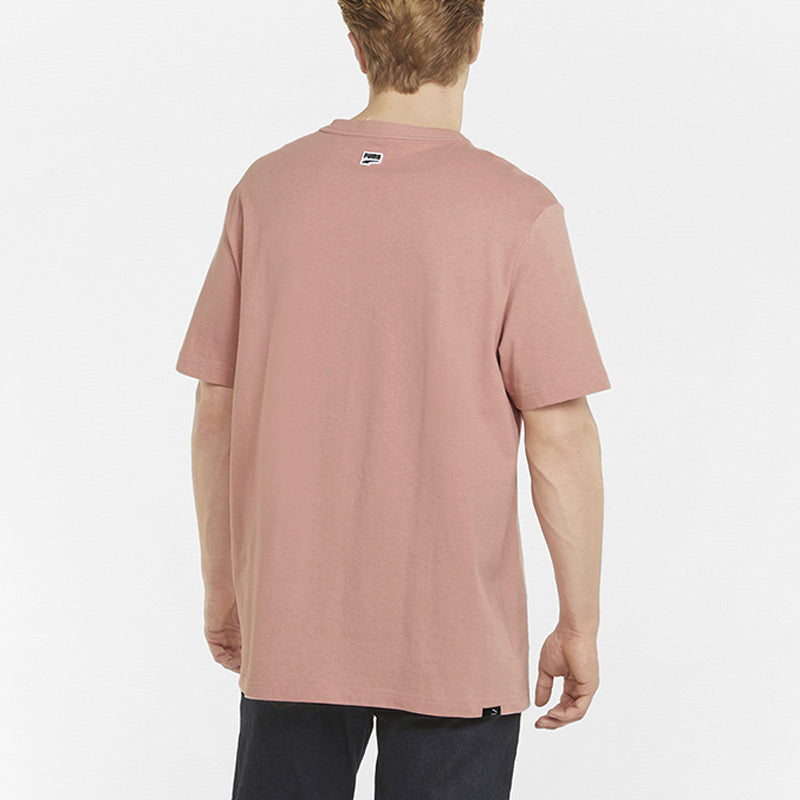 PUMA Downtown Logo Tee 'Pink' 535359-24
