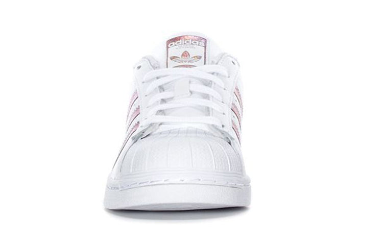 (GS) adidas Superstar 'White Clear Orange Lenticular' DB2960