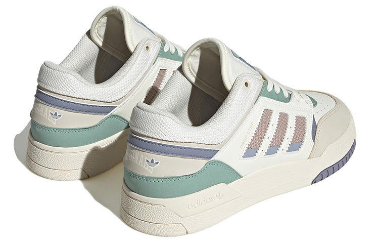 (WMNS) adidas originals Drop Step Low 'White Green Purple' IE1834
