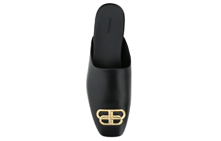 (WMNS) Balenciaga Mules 'Black Gold' 590659WA72H1088