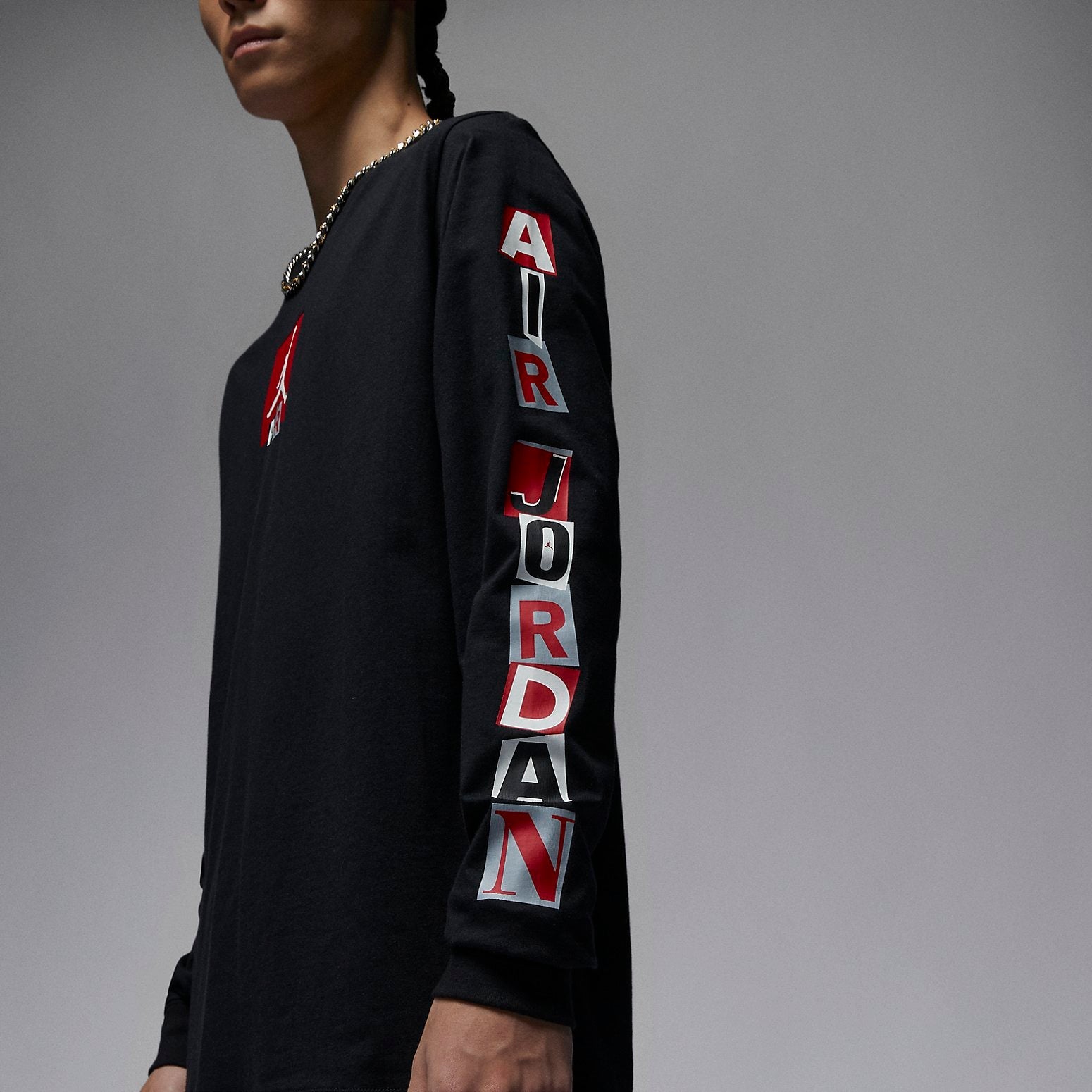 Air Jordan Brand Long Sleeve T-Shirt 'Black' FD7018-010
