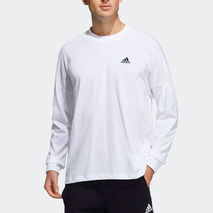 adidas Loose Fit Tee 'White Black' HA1869