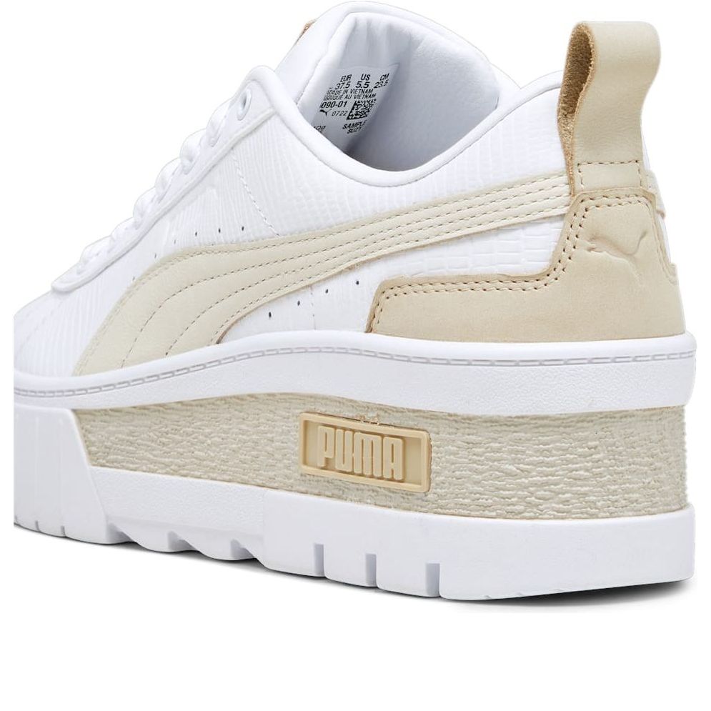 (WMNS) PUMA Mayze Wedge Lux 'White Khaki' 393090-01
