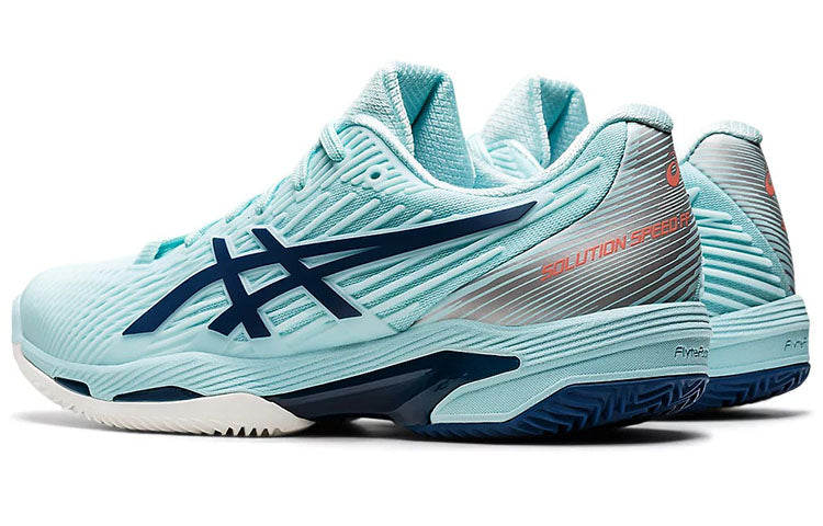 (WMNS) ASICS Solution Speed FF 2 Clay 'Clear Blue Light Indigo' 1042A134-403