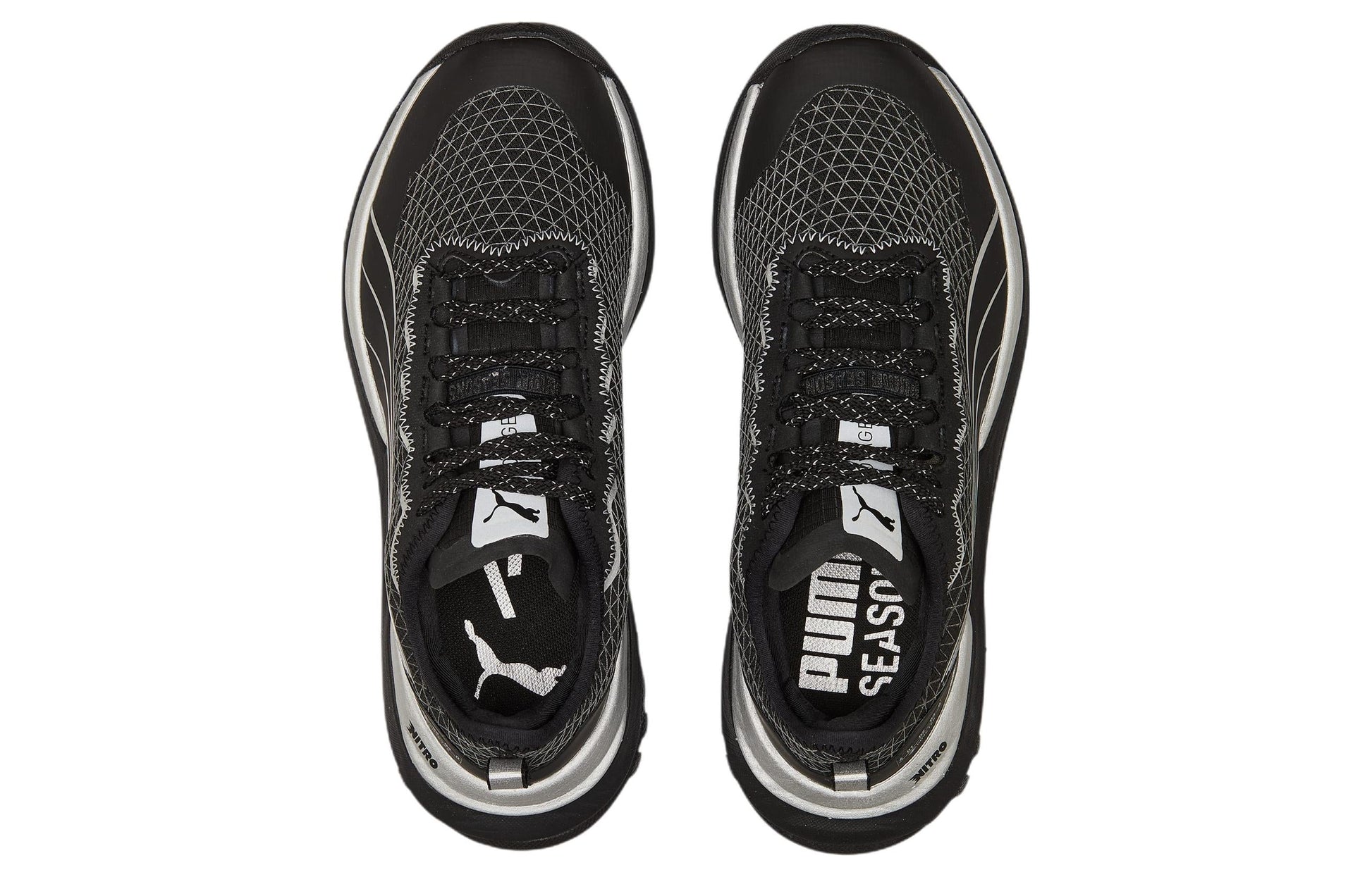 (WMNS) PUMA Voyage Nitro 2 GORE-TEX 'Black Metallic Silver' 376945-01