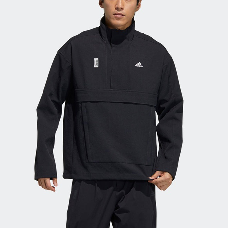 adidas Wj Anorak Series Casual Sports Woven Stand Collar Jacket Black GP0901