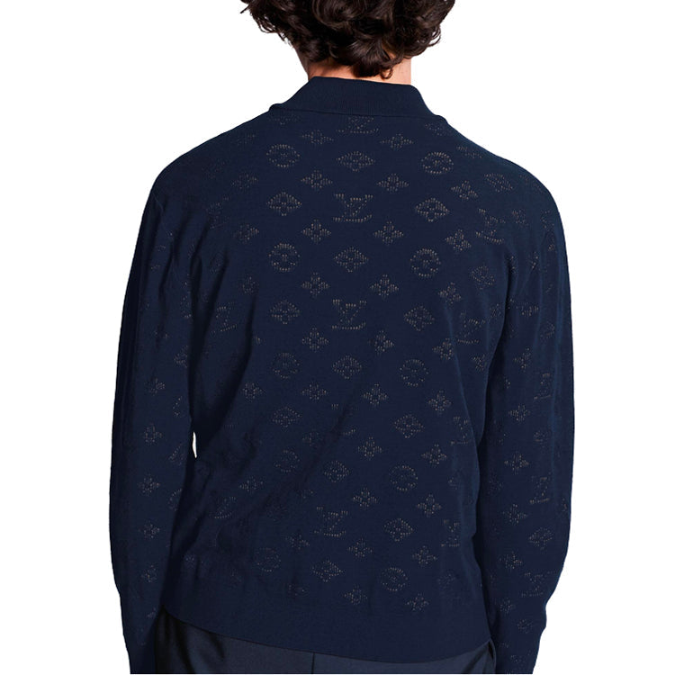 Men's LOUIS VUITTON Aviator Jacket Blue 1A7XP2