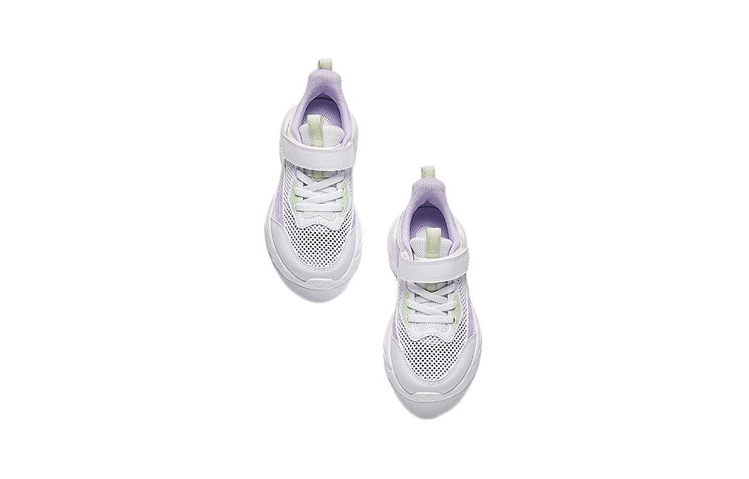 (PS) ANTA Running Series Sneakers 'White Purple Green' A322429977-2