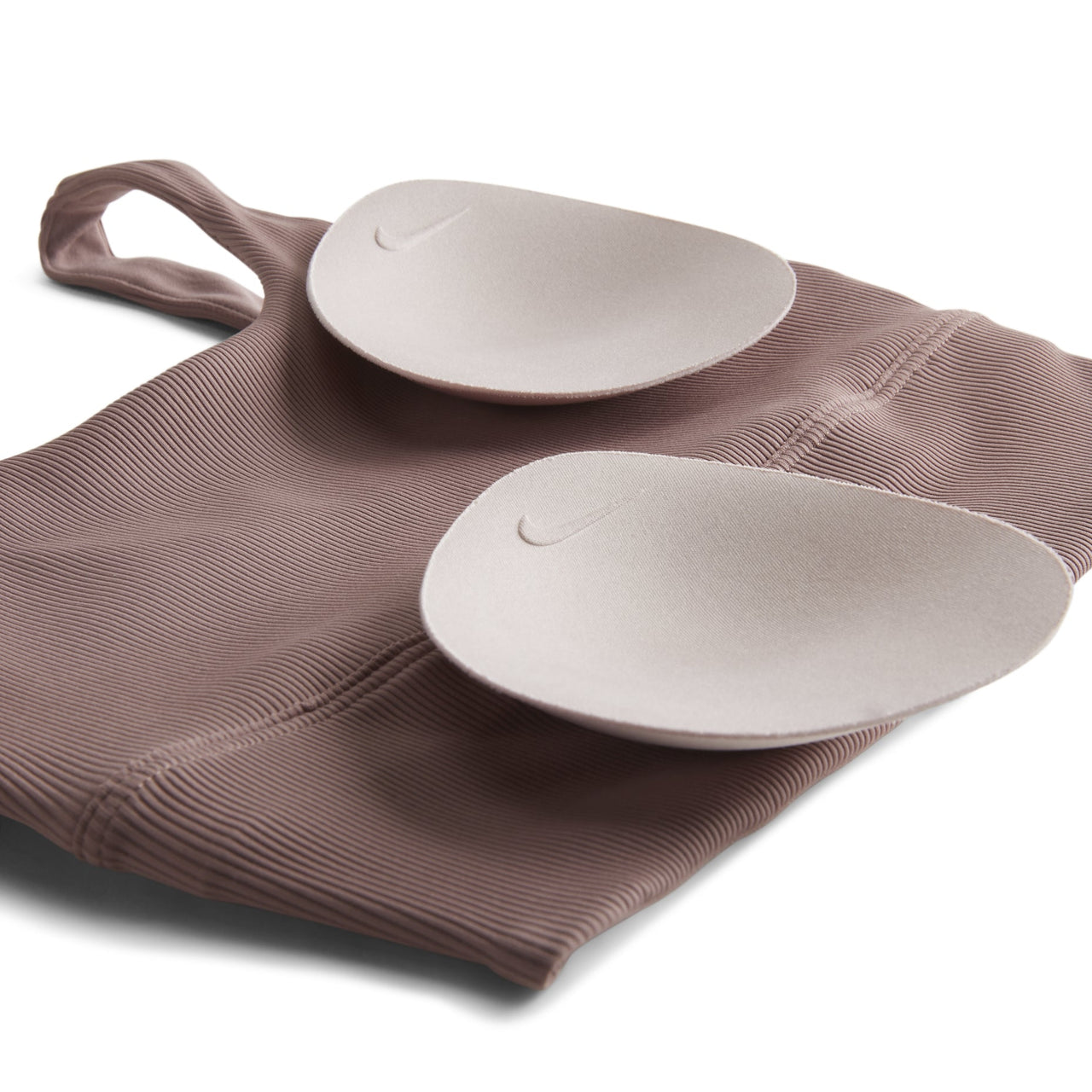 (WMNS) Nike Zenvy Rib Light-Support Padded Longline Sports Bra 'Smokey Mauve' FZ6508-208