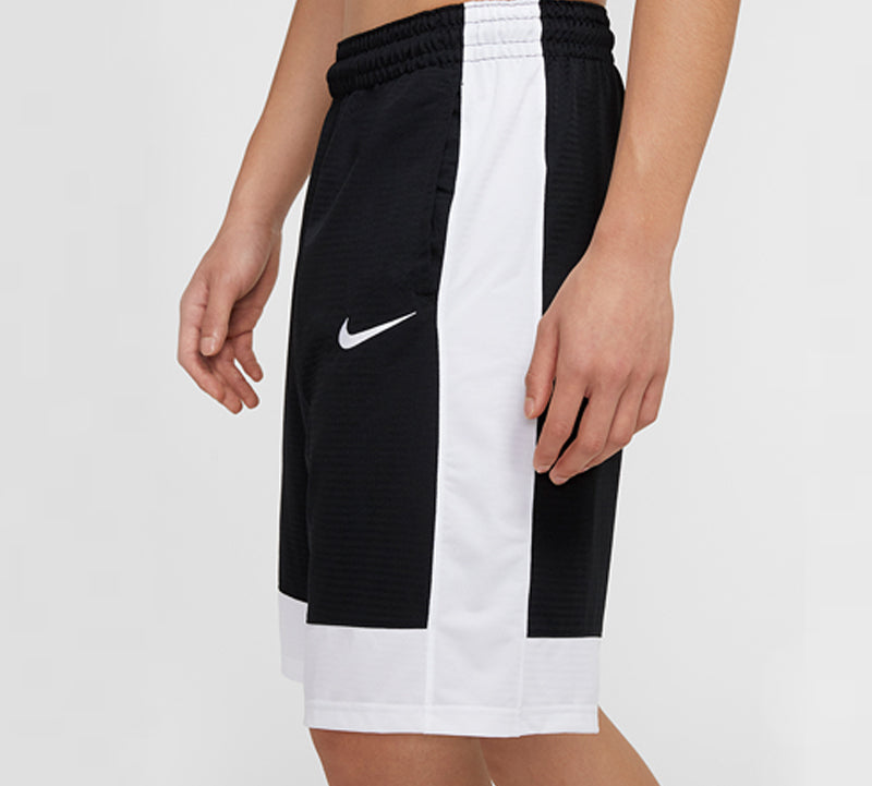 Nike Logo Contrast Color Stitching Sports Shorts Black CD7102-011