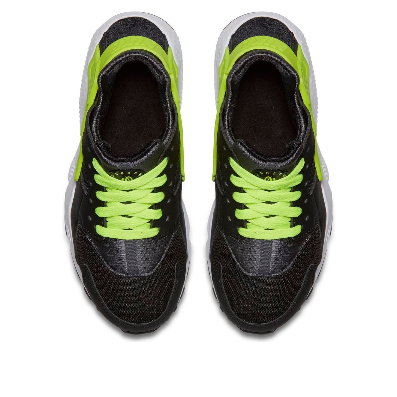 (GS) Nike Air Huarache 'Black Green White' 654275-017