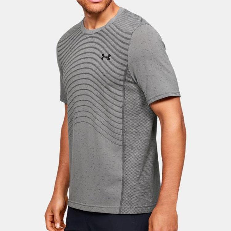 Men's Under Armour Seamless Wave Short Sleeve Green 1351450-388