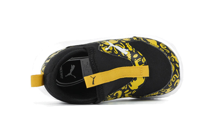 (TD) PUMA Fun Racer Slip On SU 'Black Yellow' 194344-01